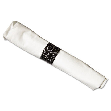 Hoffmaster® Caterwrap Heavyweight Cutlery Combo, Fork-spoon-knife-napkin, Black, 100-carton freeshipping - TVN Wholesale